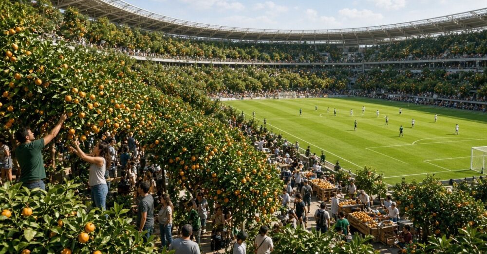 Stades comestibles : quand les tribunes nourrissent les supporters