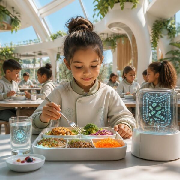 Cantines de 2050 : quand l&rsquo;assiette s&rsquo;accorde au microbiote des écoliers