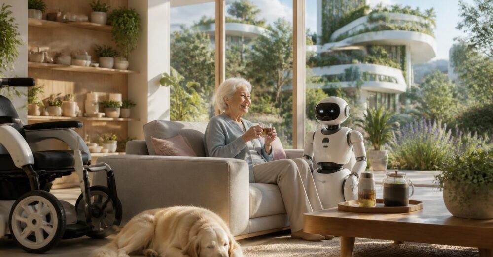Vieillir chez soi en toute sérénité : l&rsquo;alliance réussie des aînés et des robots compagnons