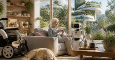 Vieillir chez soi en toute sérénité : l&rsquo;alliance réussie des aînés et des robots compagnons