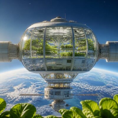Greniers d’étoiles : nourrir la Terre depuis l’orbite basse