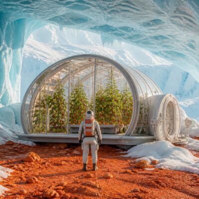 Jardinage rouge, sol blanc : nos serres martiennes testées sous les glaces
