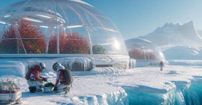 Jardinage rouge, sol blanc : nos serres martiennes testées sous les glaces