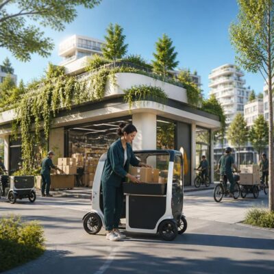 La fin du camion solitaire : comment les hubs de quartier ont apaisé nos rues