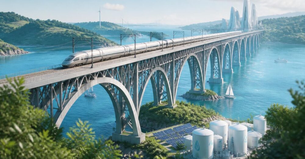 Le grand pont de fer : quand l&rsquo;hydrogène vert relie enfin les continents par le rail
