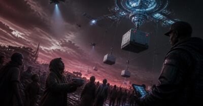 Le pain d’en haut : quand l’aide humanitaire devient un coffre-fort spatial