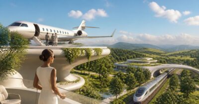 Du ciel au rail : comment la contribution carbone des luxes aériens finance nos lignes de campagne